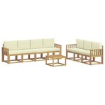 vidaXL Ensemble de canapés d'extérieur 7 pc