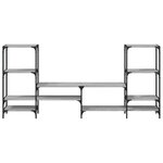 vidaXL Meuble TV sonoma gris 206 5x28 5x95 cm bois d'ingénierie