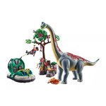 PLAYMOBIL 71819 - Brachiosaure avec explorateurs et aéroglisseur