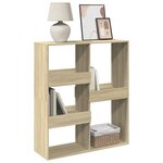 vidaXL Cloison de séparation chêne sonoma 100x33x115cm bois ingénierie