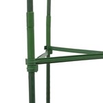 vidaXL Cages à tomates avec sacs à plantes 6 Pièces 116 cm acier et PP