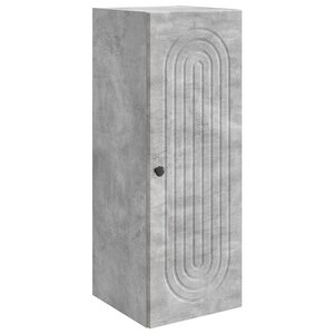 vidaXL Armoire Murale Gris béton 33 x 34 5 x 90 cm Bois d'ingénierie