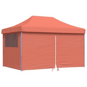vidaXL Tente de fête 292 x 440 x 315 cm Terre cuite Tissu Oxford