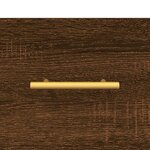 vidaXL Armoire murale Chêne marron 60x36 5x35 cm Bois d'ingénierie