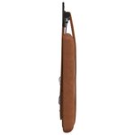 vidaXL Tête de lit suspendue Avec lumière LED Marron PU antique