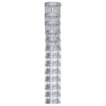 vidaXL Clôture de jardin Acier galvanisé 50x1 25 m Argenté