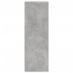 vidaXL Buffet avec LED gris béton 42 5x34x100 cm bois d'ingénierie