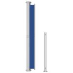 vidaXL Auvent latéral rétractable de patio 200x300 cm Bleu
