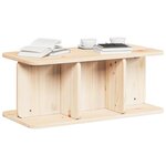 vidaXL Table basse Naturel 80 x 39 5 x 33 5 cm Bois massif en pin