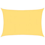 vidaXL Voile d'ombrage 160 g/m² Beige 5x6 m PEHD