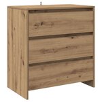 vidaXL Buffet chêne artisanal 70x41x75 cm bois d'ingénierie