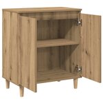 vidaXL Buffet chêne artisanal 60x35x70 cm bois d'ingénierie