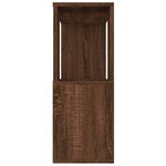 vidaXL Bibliothèque/Séparateur de pièce Chêne marron 80x24x63 cm