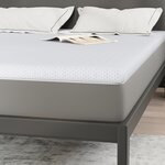 vidaXL Coussins de Matelas Blanc 160 x 200 cm