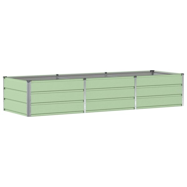 vidaXL Jardinière Vert 240 x 80 x 45 cm Acier