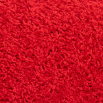 vidaXL Tapis d'escalier 15 pièces 65 x 21 x 4 cm Rouge Demi-rond Grand