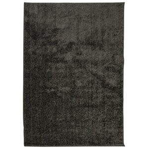 vidaXL Tapis ISTAN à poils longs aspect brillant anthracite 160x230 cm