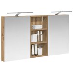 vidaXL Ensemble de Meubles de Salle de Bain 3 Pièces 110 x 10 5 x 60 5 cm