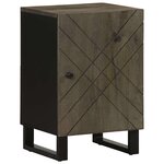 vidaXL Ensemble de meubles de salle de bain 5 Pièces noir manguier massif
