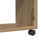 vidaXL Armoire à roulettes chêne artisanal bois d'ingénierie