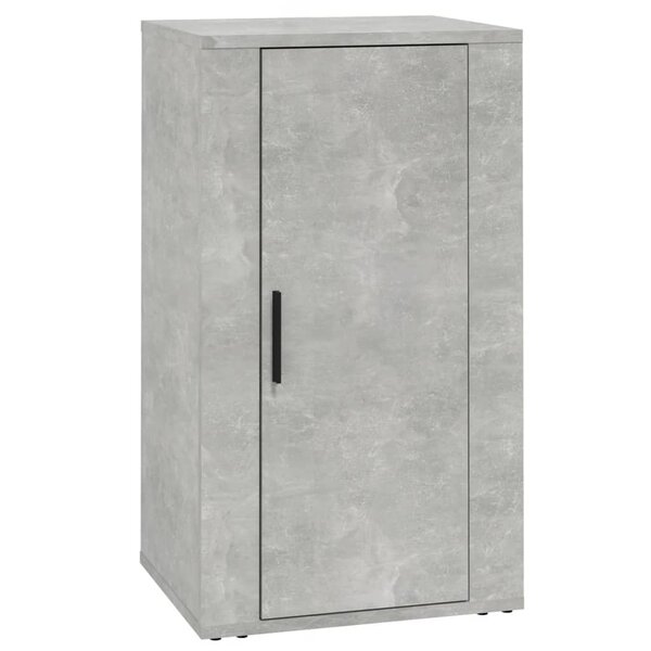 vidaXL Buffet Gris béton 40x33x70 cm Bois d'ingénierie