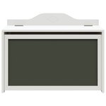 vidaXL Boîte à Jouets Blanc 73 x 33 x 55 cm Bois d'ingénierie