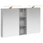 vidaXL Ensemble de Meubles de Salle de Bain 3 Pièces 100 x 10 5 x 60 5 cm