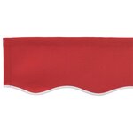 vidaXL Tissu de Remplacement pour Auvent pour Cadre de 6x3 m en Rouge