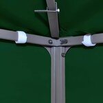 vidaXL Toile supérieure de belvédère 310 g / m² 4 x 3 m Vert