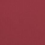 vidaXL Coussin de banc de jardin rouge bordeaux 120x50x7 cm