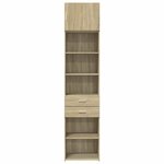 vidaXL Armoire de rangement mince chêne sonoma 50x42 5x225 cm