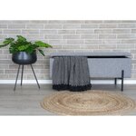 House Nordic Banc avec rangement Luna Gris clair