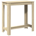 vidaXL Table de bar chêne sonoma 102x50x103 5 cm bois d'ingénierie