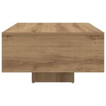 vidaXL Table Basse chêne artisanal 85 x 55 x 31 cm Bois d'ingénierie