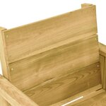 vidaXL Ensemble à manger de jardin 5 Pièces avec coussins pin imprégné