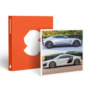 SMARTBOX - Coffret Cadeau Stage de pilotage multivolant : 2 tours en Aston Martin Vantage et 2 tours en Audi R8 sur le circuit de La Ferté-Gaucher -  Sport & Aventure