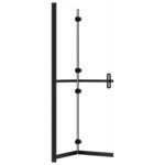 vidaXL Paroi de douche pliable Verre ESG transparent 90x190 cm
