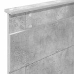 vidaXL Tête de lit Gris béton 90 cm Bois d'ingénierie