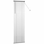 vidaXL Store de Fenêtre avec des rideaux Autre Noir 60 x 220 cm Aluminium