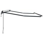 vidaXL Cadre de Auvent Électrique Rétractable 3.5x2 cm Métal