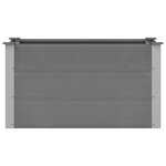 vidaXL Lit surélevé de jardin WPC 100 x 50 x 54 cm Gris