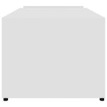 vidaXL Table basse Blanc 90x45x35 cm bois d’ingénierie