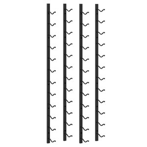 vidaXL Casiers à bouteilles mural pour 12 bouteilles 2 Pièces noir fer