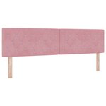 Lit avec sommier et matelas vidaXL Rose 180x200 cm Velours