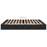 vidaXL Cadre de lit ottoman avec stockage Noir 180 x 200 cm Velours