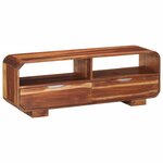 vidaXL Meuble TV 110x30x40 cm Bois d'acacia massif