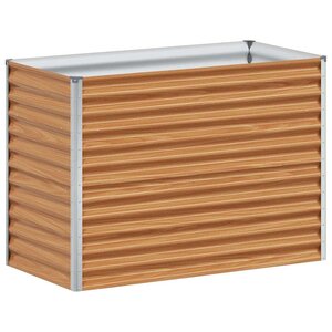 vidaXL Jardinière surélevée 98 x 50 x 68 cm Acier galvanisé