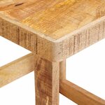 vidaXL Tables d'appoint 2 Pièces Marron bois de manguier massif