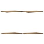 vidaXL Panneau de bibliothèque 4 Pièces chêne artisanal 40x30x1 5 cm