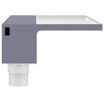 vidaXL Déversoir pour cascade avec LED RVB Acrylique 90 cm